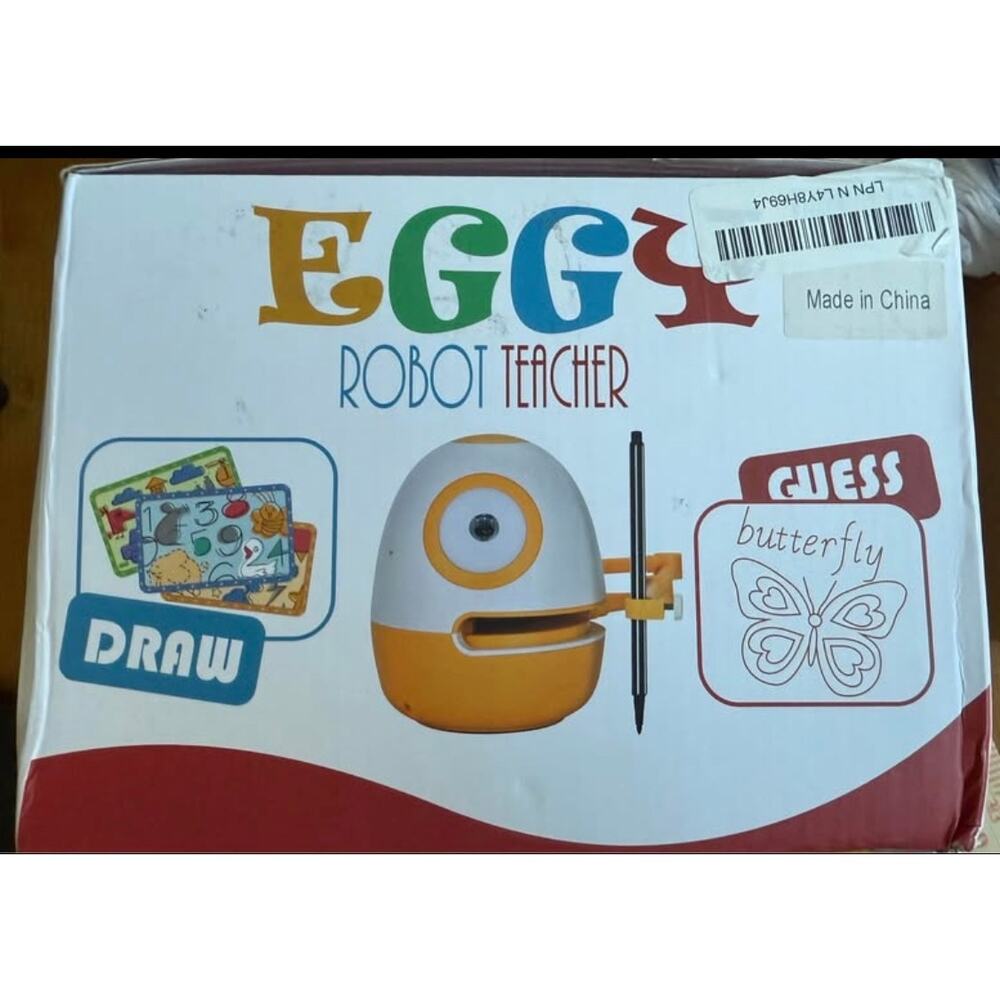 Eggy Robot Teacher Drawing Toy New in box from We Draw